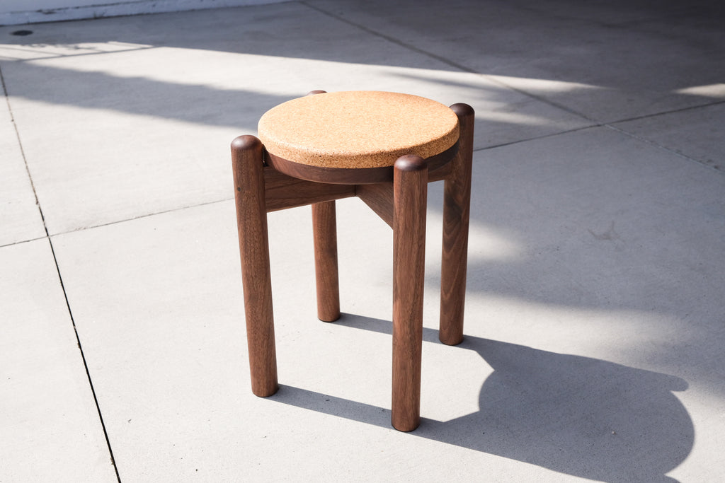 Cork top stool
