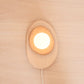 Pebble plug in wall sconce