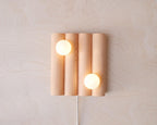 Pillar Plug-In Wall Sconce