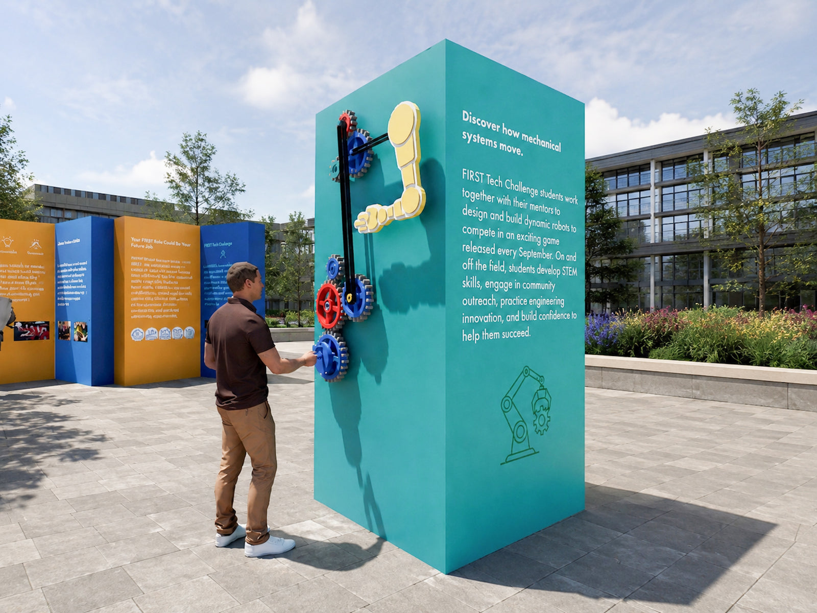 A self-contained mobile installation for FIRST Robotics. - 5