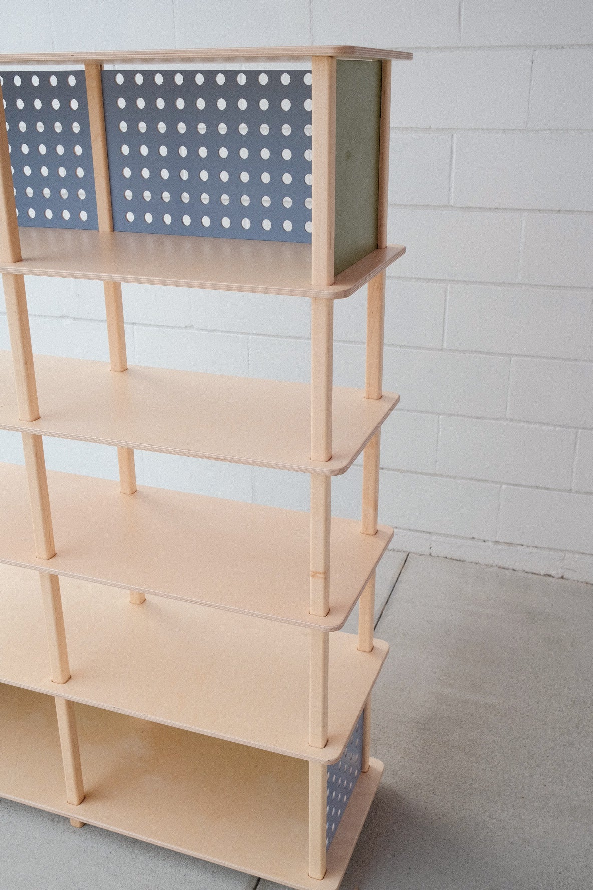 Flat-Pack Birch Plywood Shelf System - 2