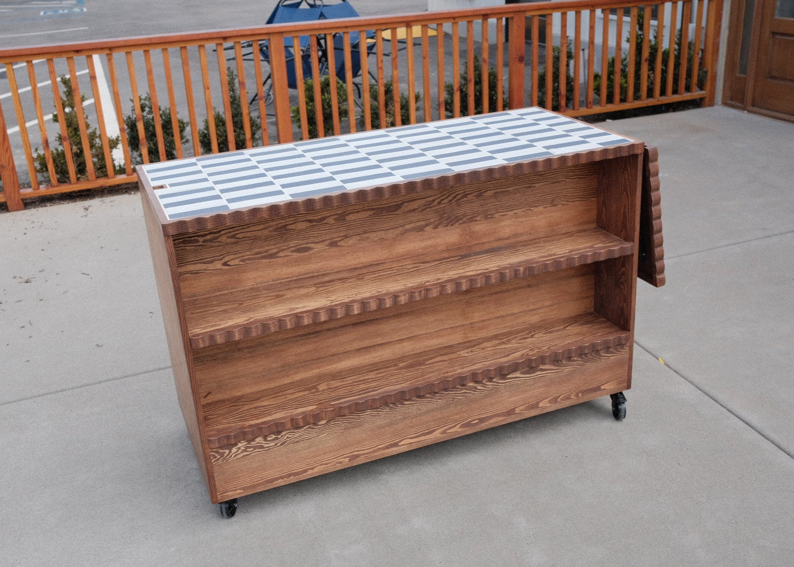 Ceramic-Top Cash Counter for Always Hungry Grocery. - 1