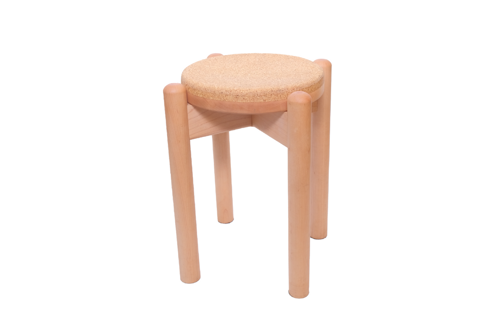 Cork top stool