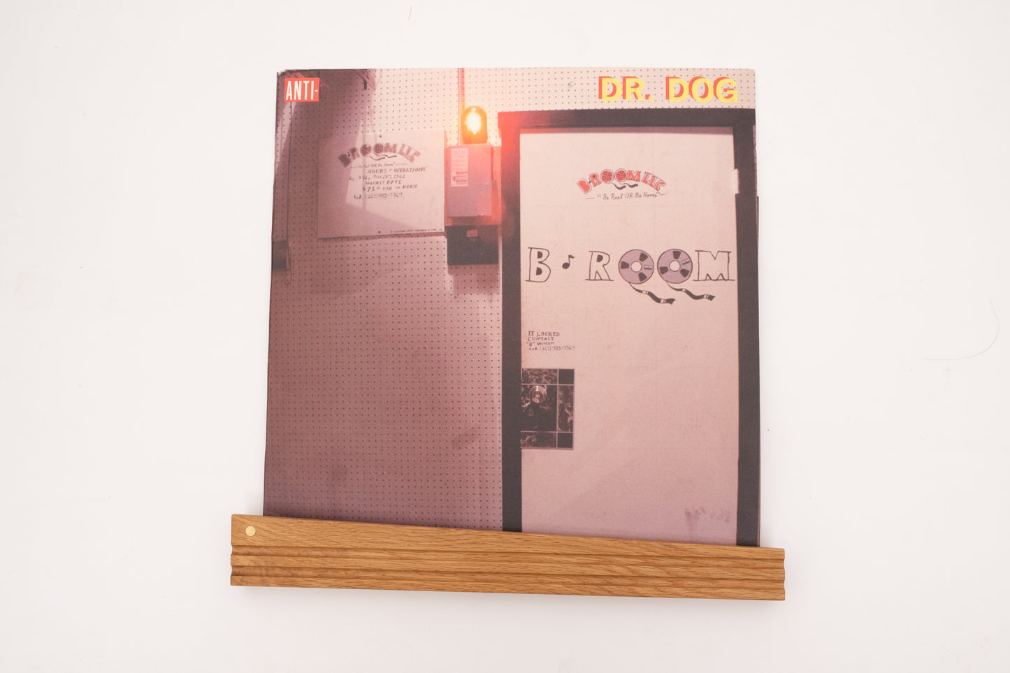 Vinyl Records display shelf