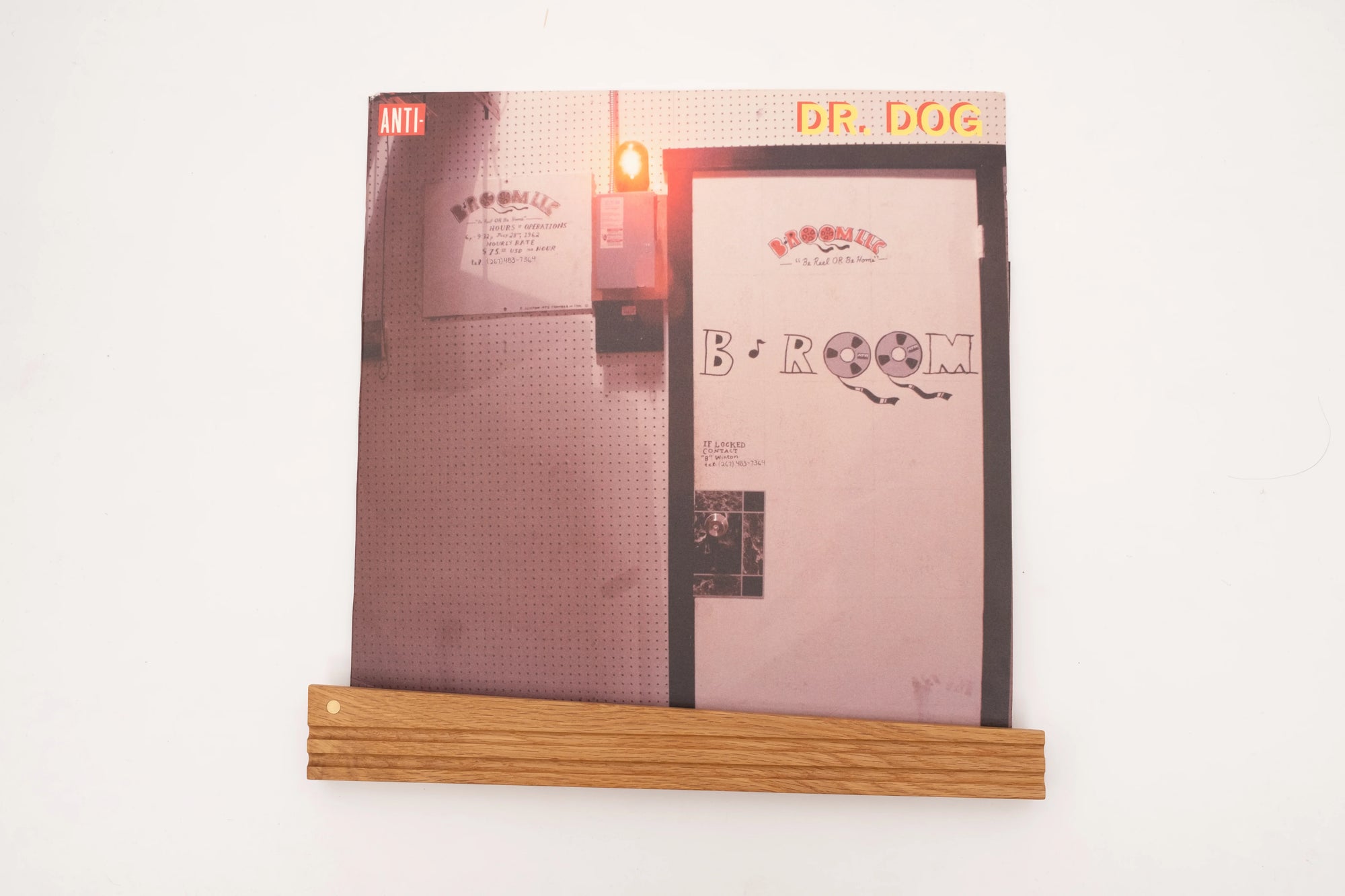 Vinyl Records display shelf