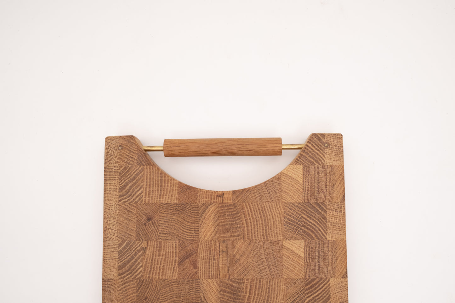 White oak end-grain cutting board