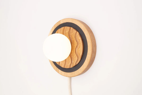 Eddy plug in wall sconce