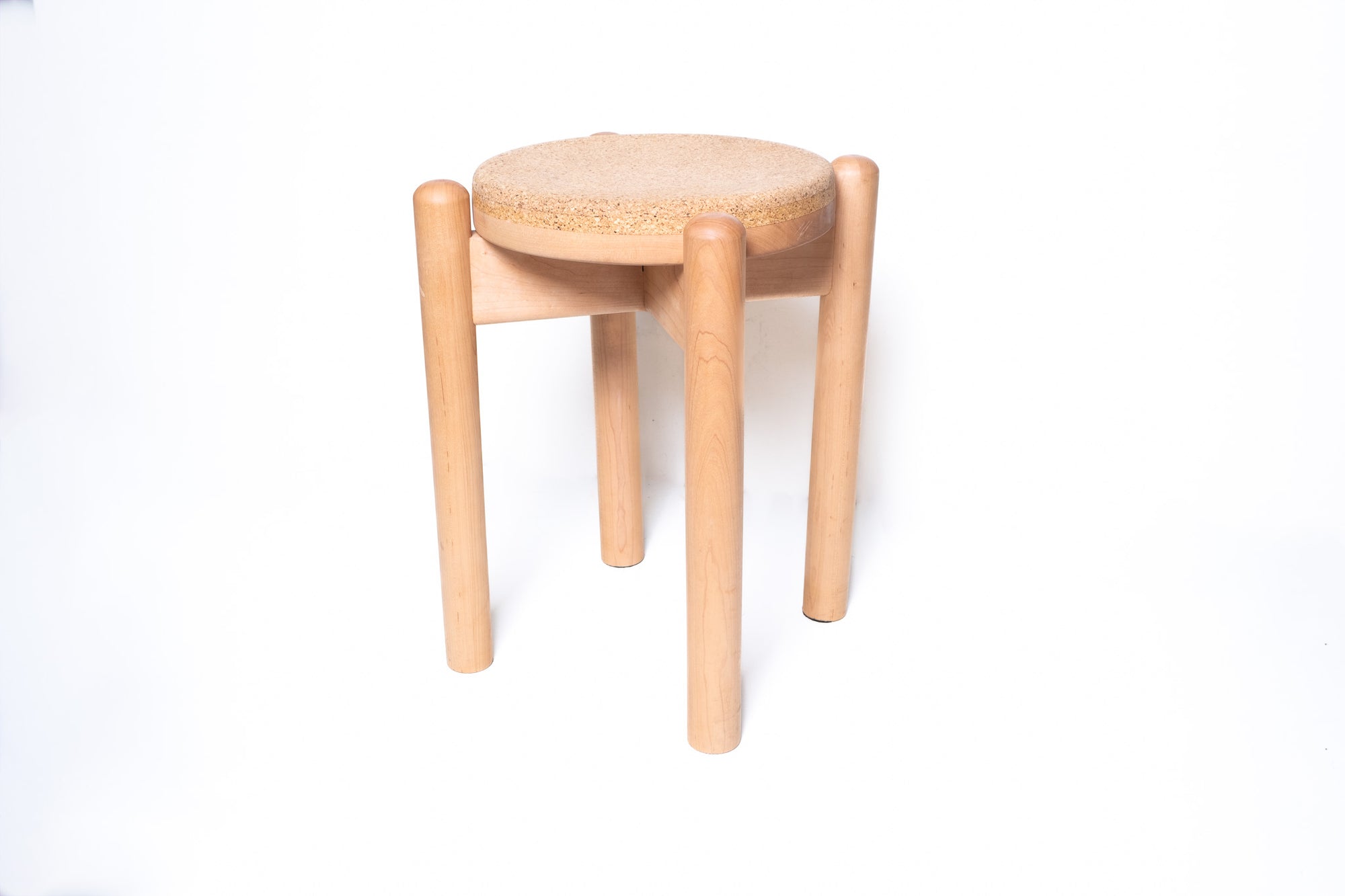 Cork top stool