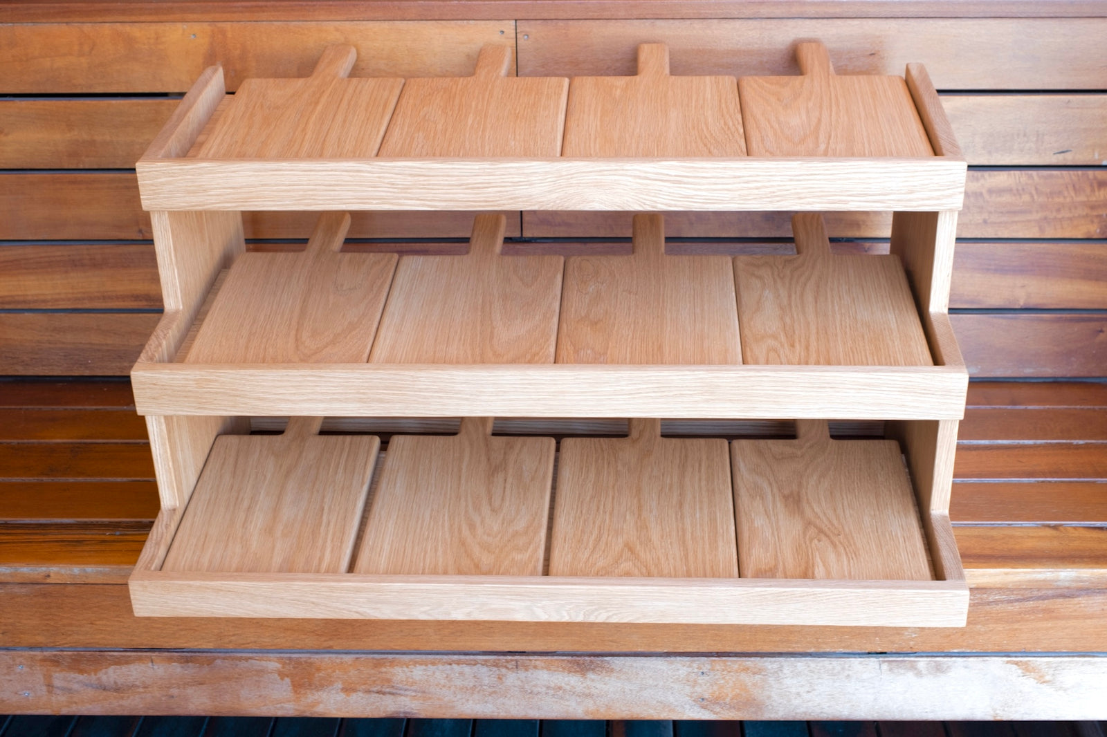 Pastry Display Shelf with Serving Paddle - 3