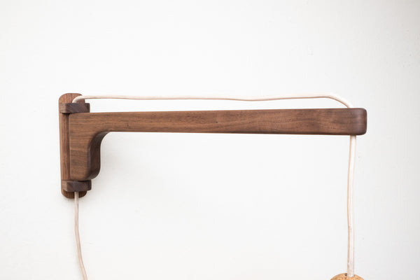 Log Swing Wall-Mounted Pendant Light