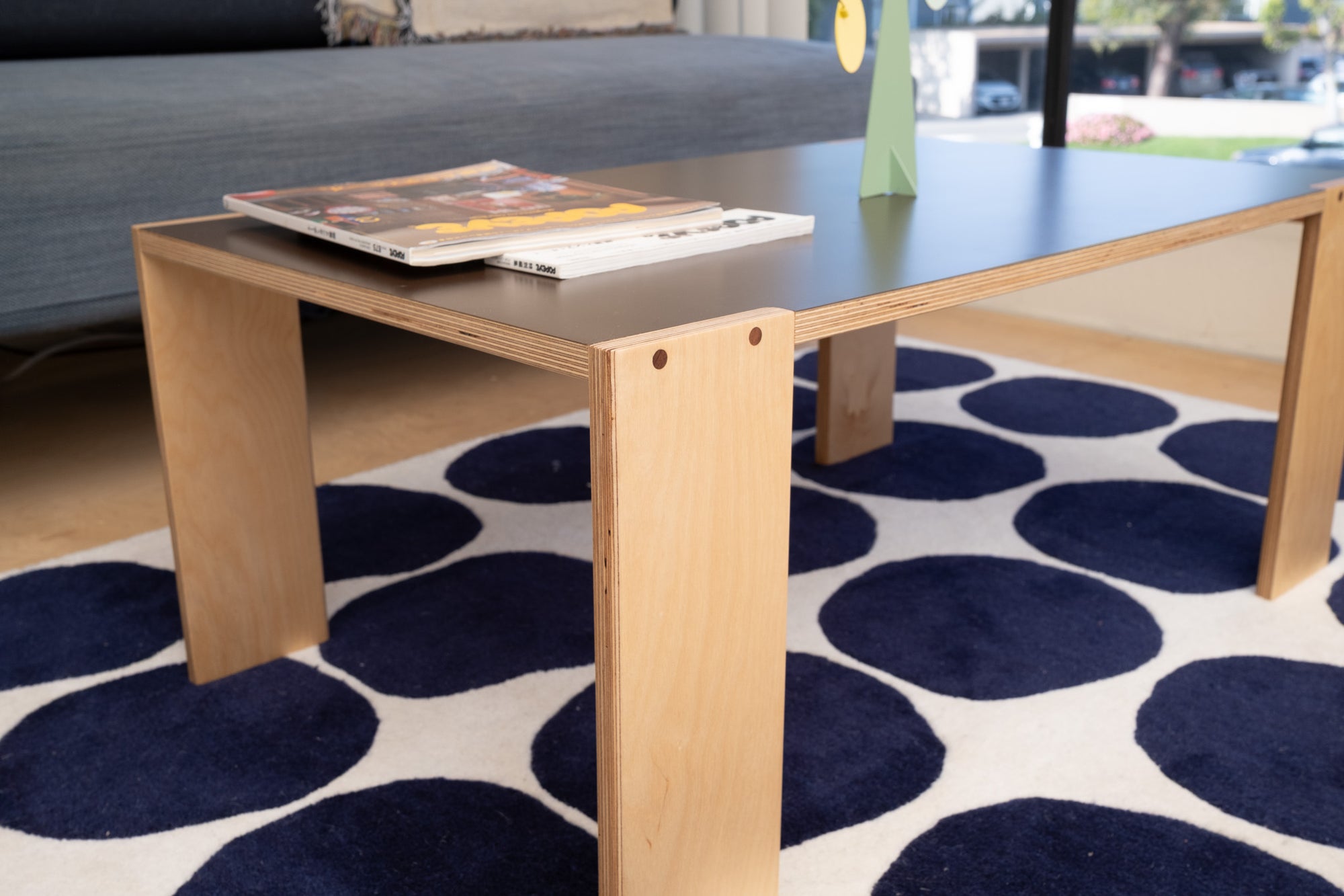 BENTO Coffee Table room setting - clean lines minimalist Japandi furniture