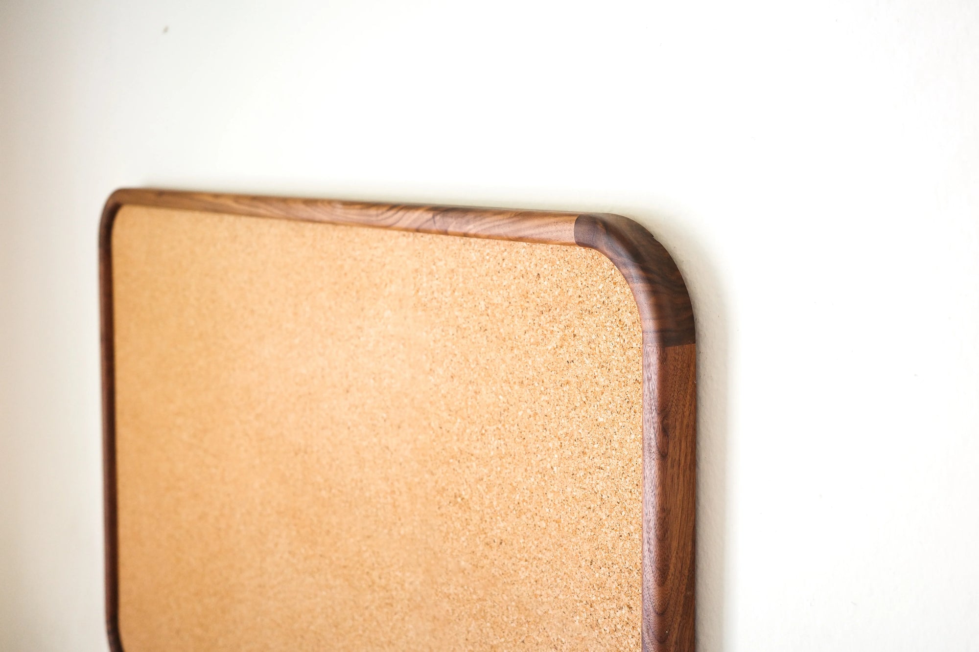 Walnut pin board