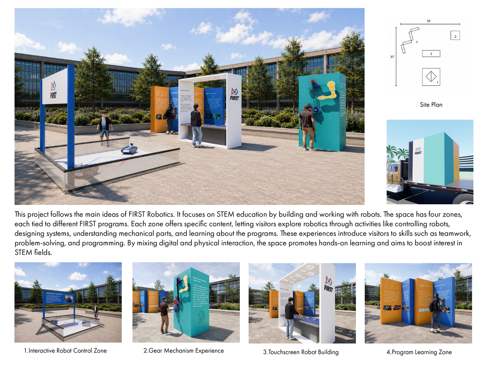 A self-contained mobile installation for FIRST Robotics. - 6