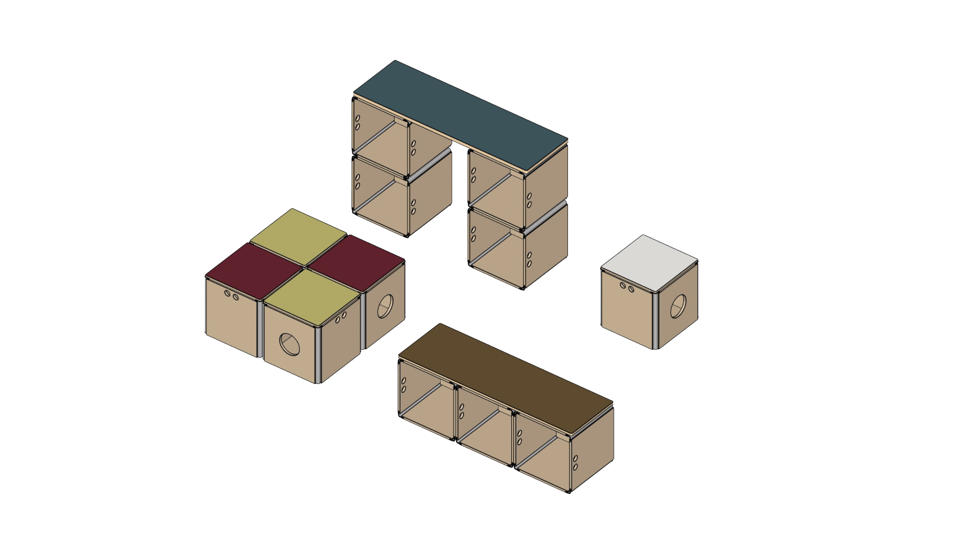 Kubo modular box lid