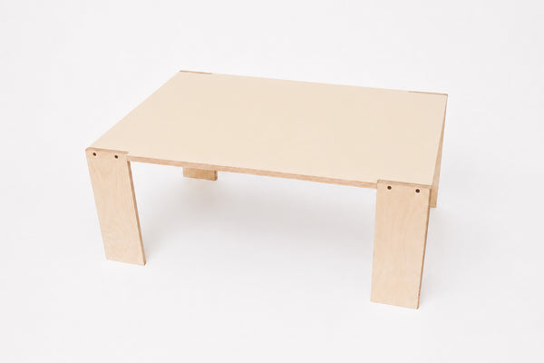 BENTO Coffee Table in Almond - Japandi minimalist coffee table by Koppa Wood Design