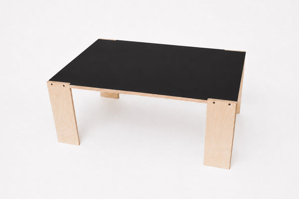 BENTO Coffee Table in Black - Japandi minimalist coffee table by Koppa Wood Design
