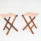 Foldable Leather Stool