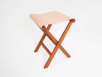 Foldable Leather Stool